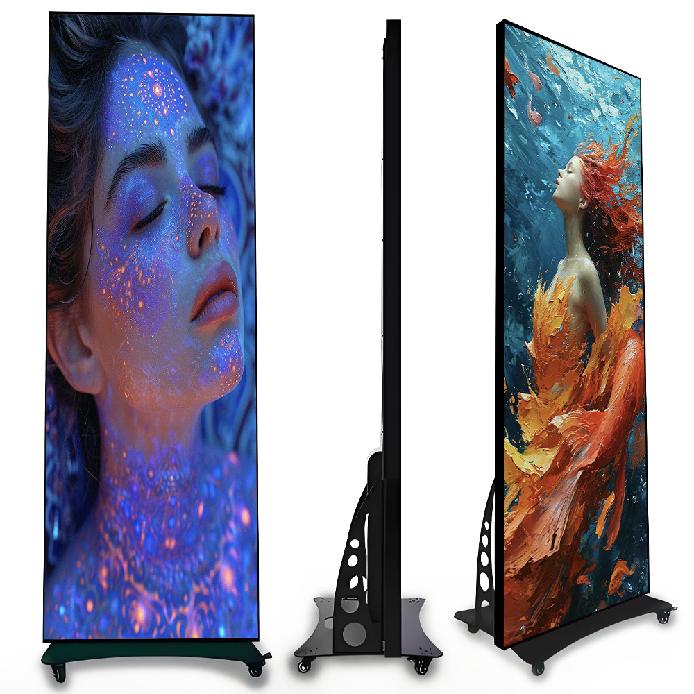 RX-Movable and foldable led poster screen